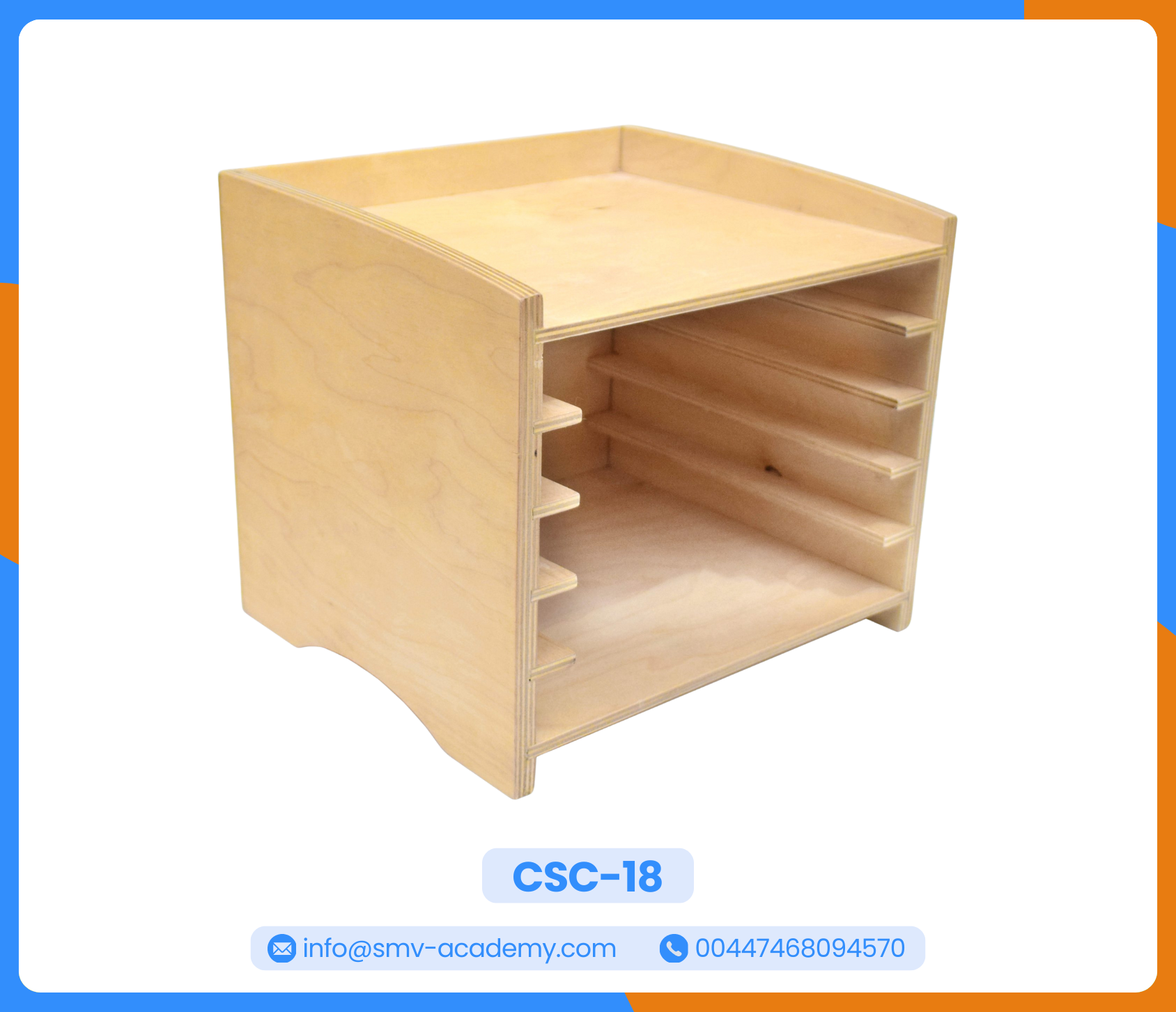 كابينة 5 رفوف – Cabinet for 5 puzzles